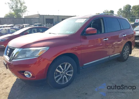 2014 Nissan Pathfinder Sl from USA, damaged, VIN 5N1AR2MM5EC647126